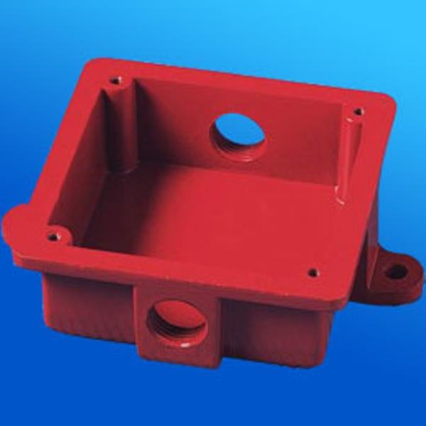 WB4X2 X-Diverse  WaterProof Back Box 4"  w/2 x M20 [ red] 